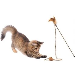 Pet Zone Bounce & Pounce Wand Cat Toy With Catnip -Kong Sales 115580 PT3. AC SS1800 V1494270123