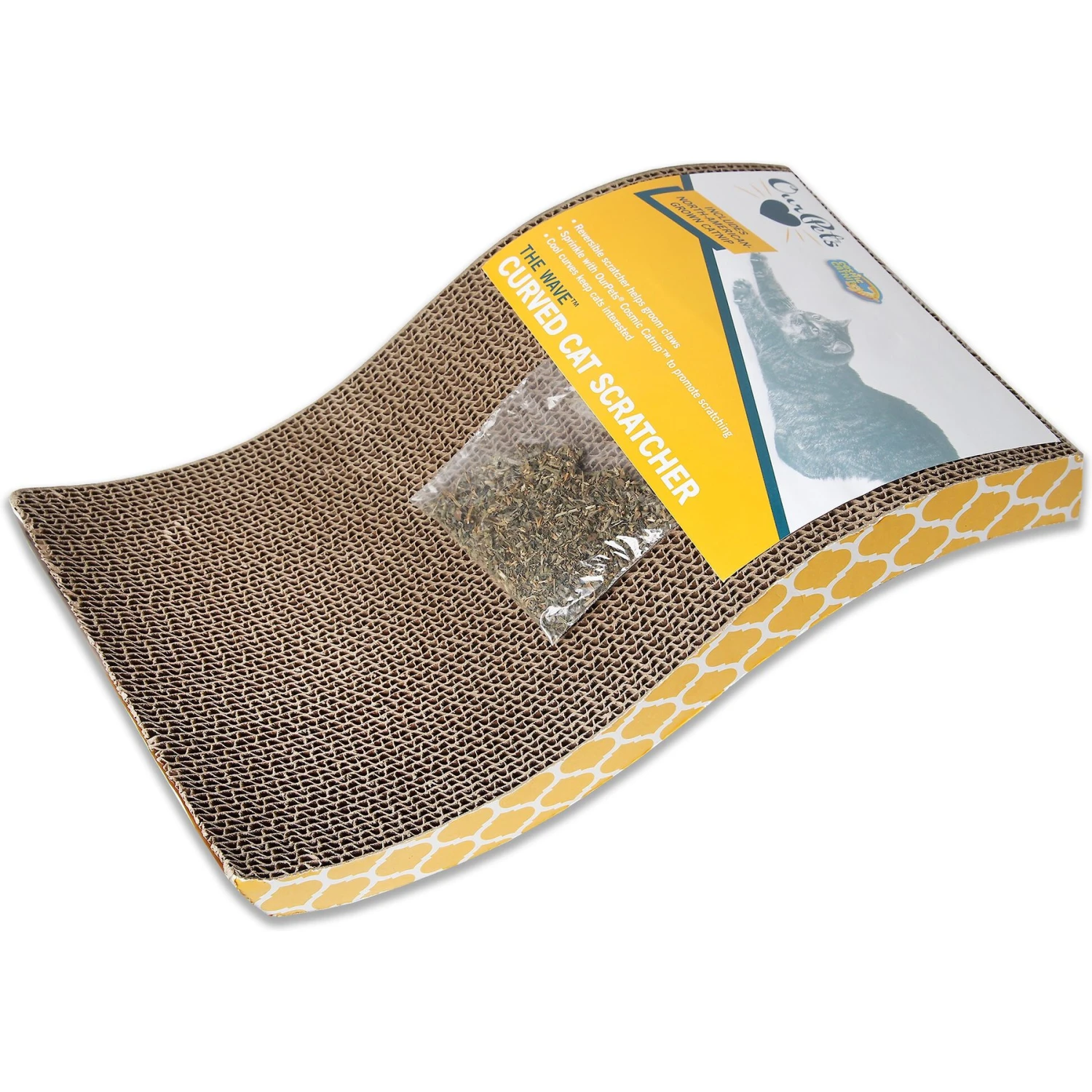 OurPets The Wave Curved Cat Scratcher 1 OurPets The Wave Curved Cat Scratcher