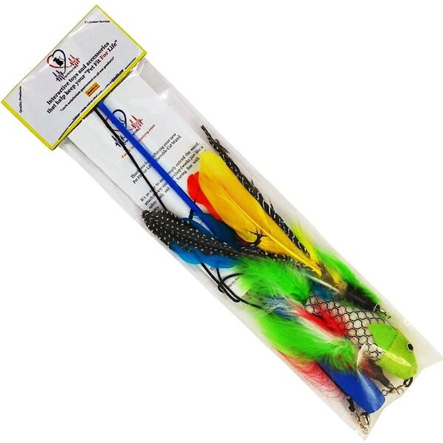 Pet Fit For Life 3 Piece Retractable Feather Wand Cat Toy 5 Pet Fit For Life 3 Piece Retractable Feather Wand Cat Toy - Image 5