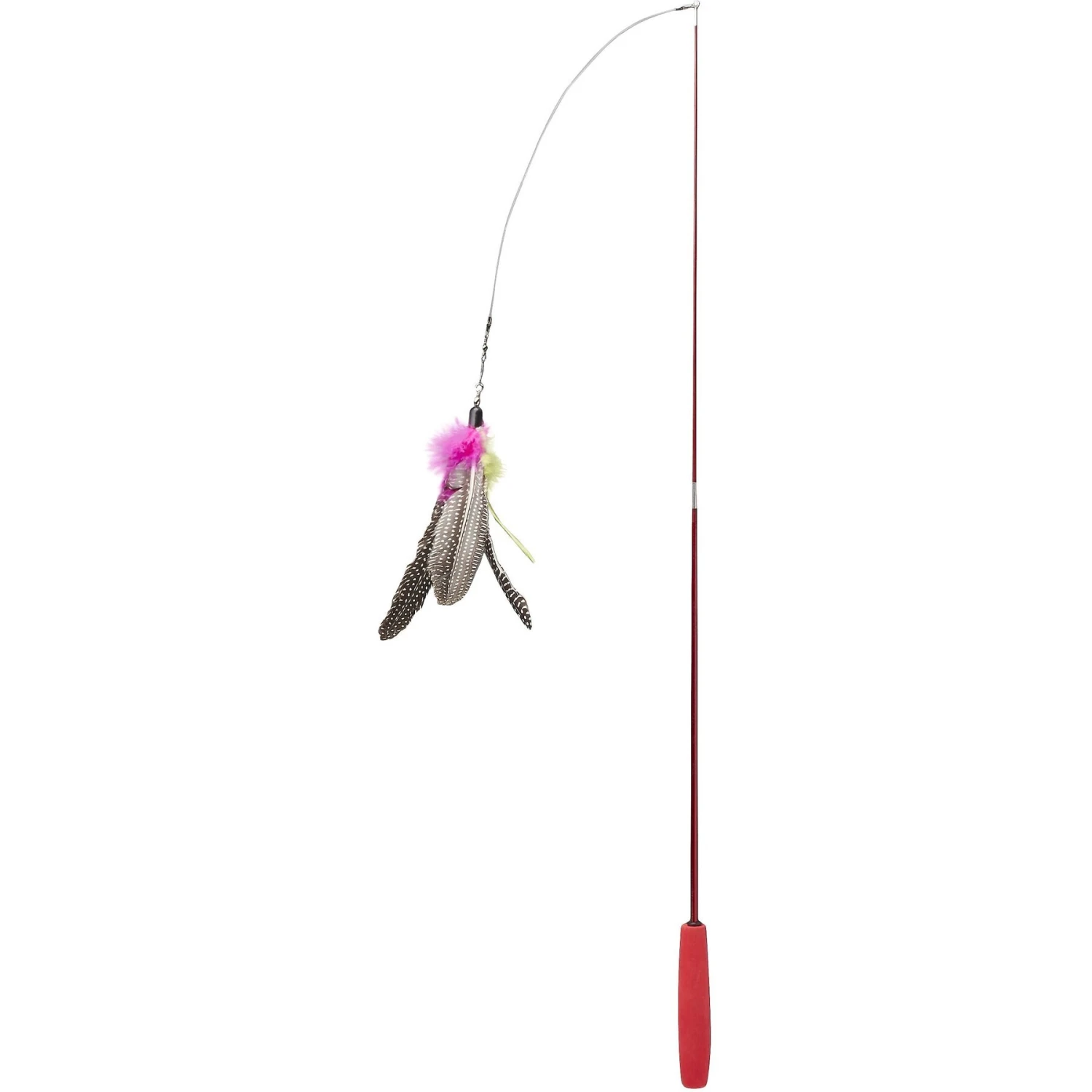 Hartz Just For Cats Kitty Caster Cat Wand Toy With Catnip, Color Varies 6 Hartz Just For Cats Kitty Caster Cat Wand Toy With Catnip, Color Varies - Image 6