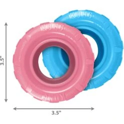 KONG Puppy Tires Dog Toy, Color Varies 6 KONG Puppy Tires Dog Toy, Color Varies -Kong Sales 150479 PT2. AC SS1800 V1603135309