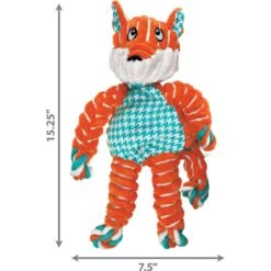 KONG Floppy Knots Dog Toy, Fox 8 KONG Floppy Knots Dog Toy, Fox -Kong Sales 150483 PT2. AC SS1800 V1603135933