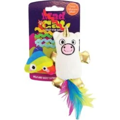 Mad Cat Mewnicorn & Rainbow Poop Catnip & Silvervine Cat Toy -Kong Sales 157310 PT7. AC SS1800 V1546534362