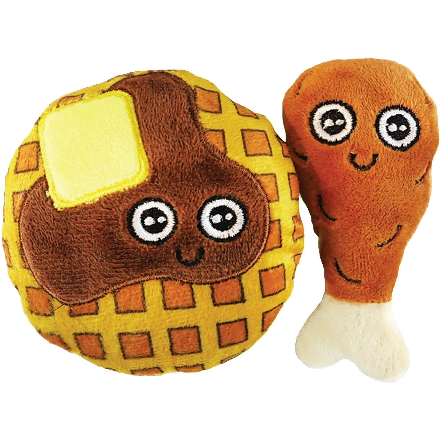 Mad Cat Chicken N' Waffles Catnip & Silvervine Cat Toy 1 Mad Cat Chicken N' Waffles Catnip & Silvervine Cat Toy