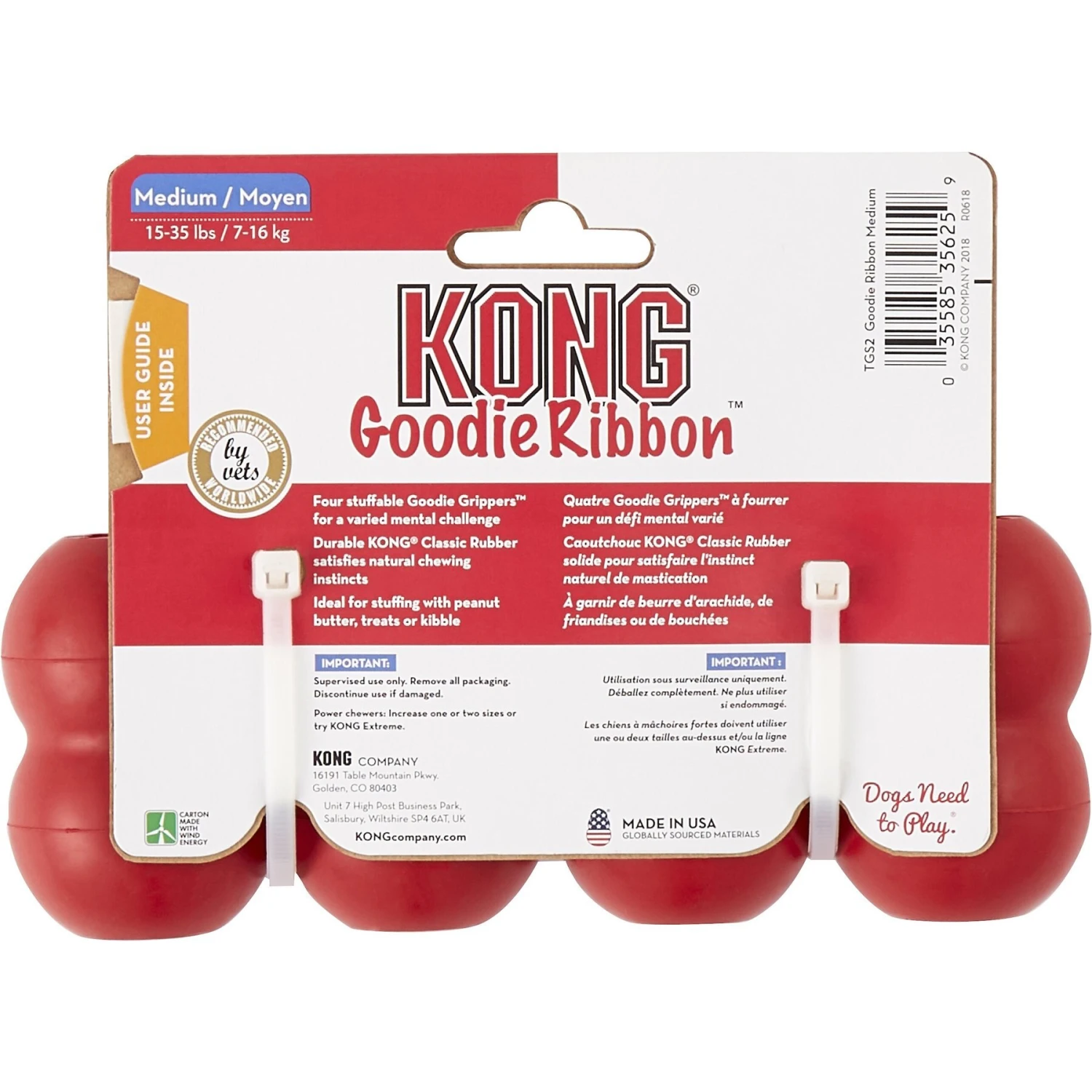 KONG Goodie Ribbon Dog Toy 5 KONG Goodie Ribbon Dog Toy - Image 5