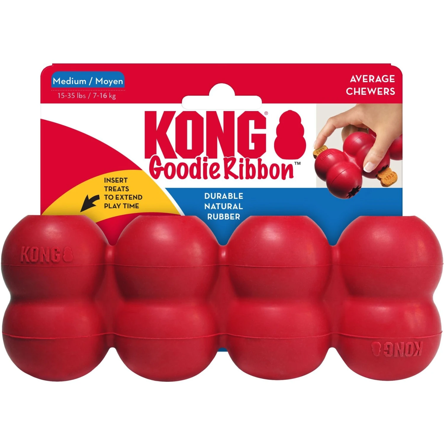 KONG Goodie Ribbon Dog Toy 6 KONG Goodie Ribbon Dog Toy - Image 6