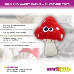 Mad Cat Magic Meowshroom Catnip & Silvervine Cat Toy -Kong Sales 181804 PT2. AC SS1800 V1563553987
