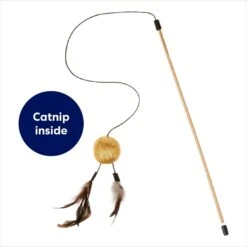 Frisco Sparkle Ball Teaser Wand Cat Toy With Catnip -Kong Sales 183254 PT2. AC SS1800 V1686579565