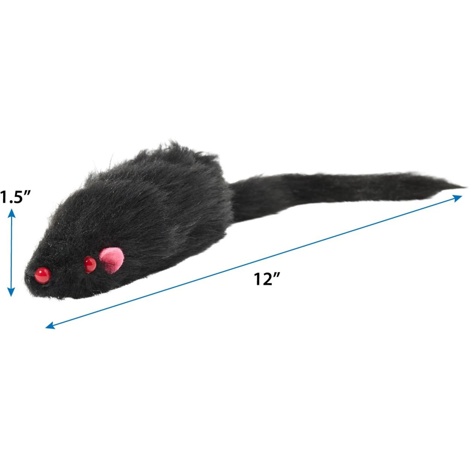Ethical Pet 5-in Noisy Ferret Plush Cat Toy With Catnip 2 Ethical Pet 5-in Noisy Ferret Plush Cat Toy With Catnip - Image 2