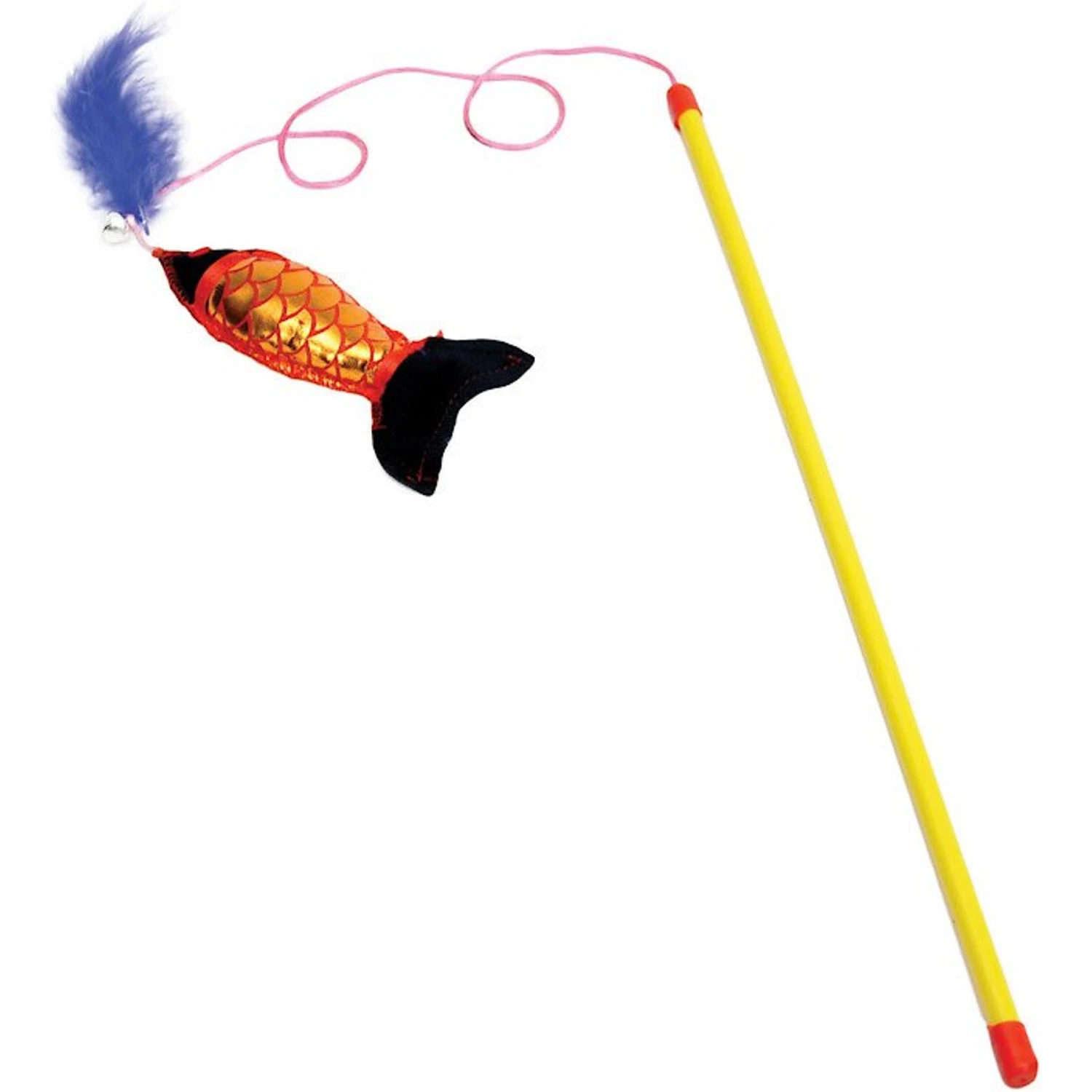 Turbo Fishing Pole Wand Cat Toy 1 Turbo Fishing Pole Wand Cat Toy