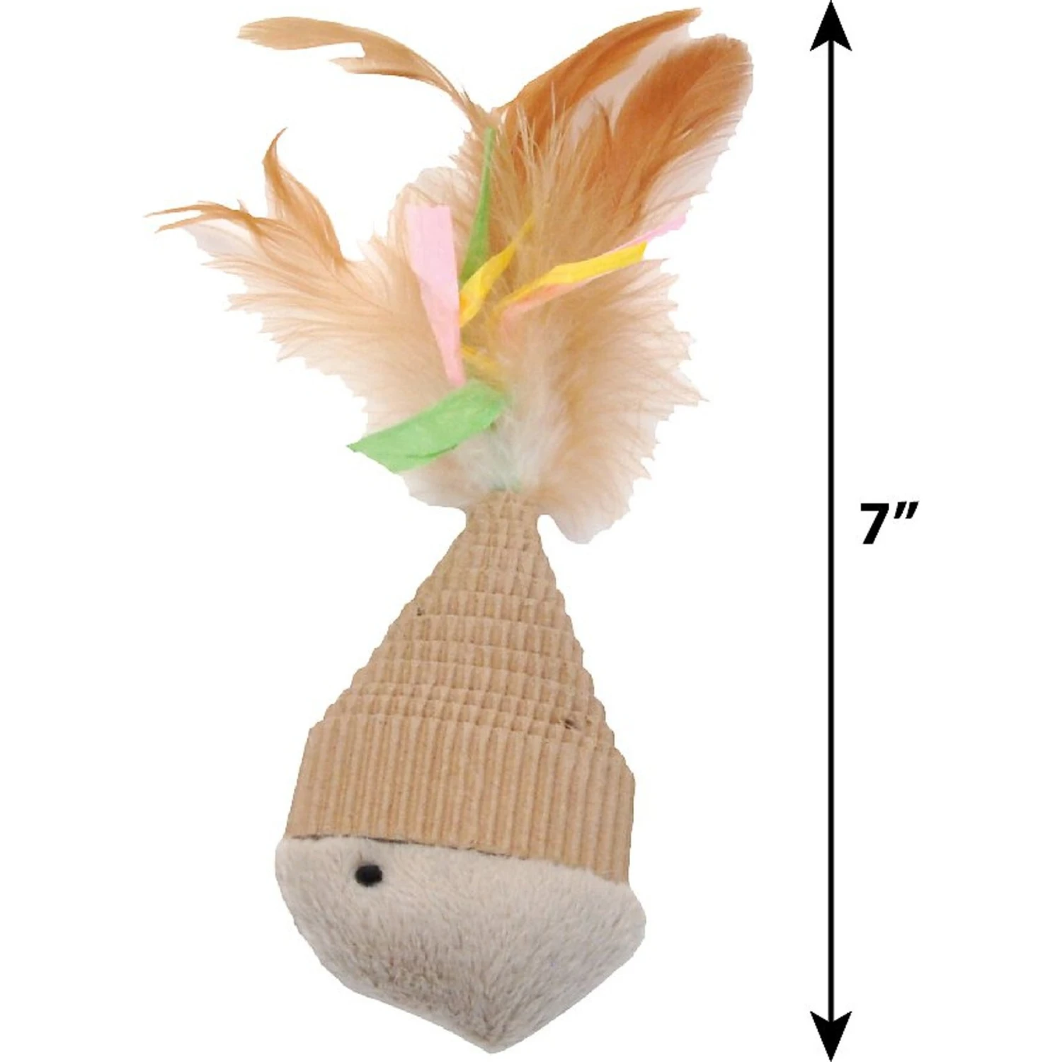 Turbo Natural Cat Toy With Catnip, Fish 2 Turbo Natural Cat Toy With Catnip, Fish - Image 2