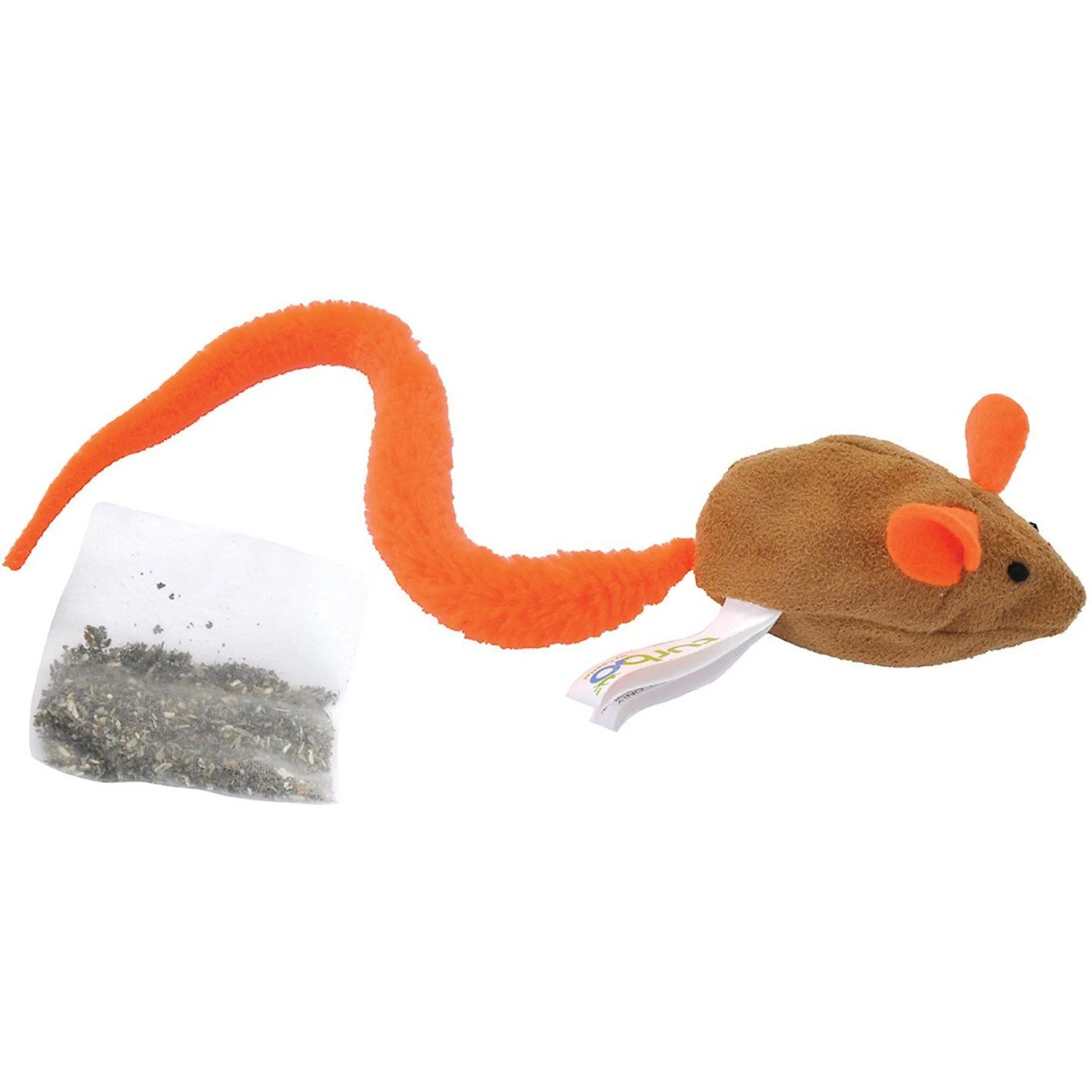 Turbo Tail Cat Toy With Catnip, Crinkle Mouse 1 Turbo Tail Cat Toy With Catnip, Crinkle Mouse