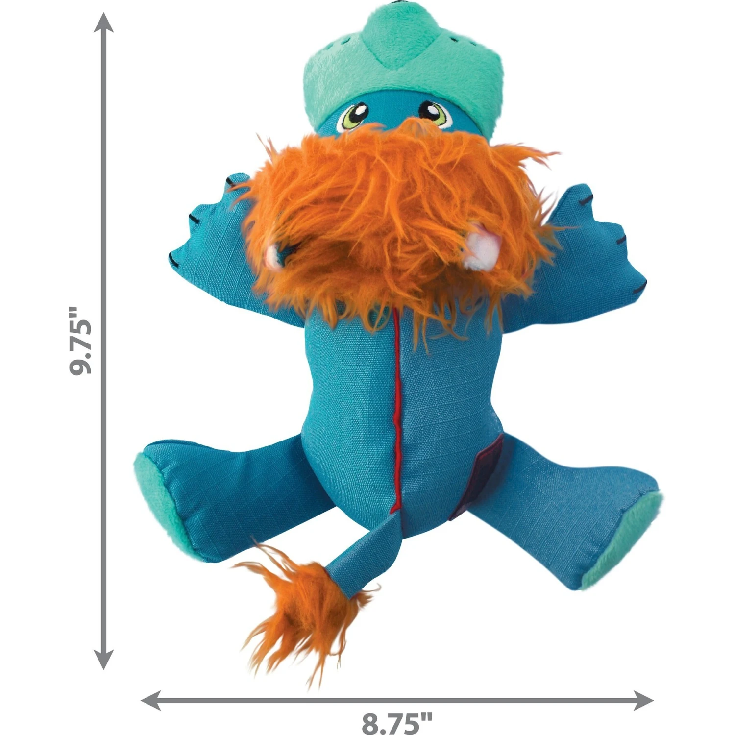 KONG Cozie Ultra Lucky Lion Dog Toy 2 KONG Cozie Ultra Lucky Lion Dog Toy - Image 2