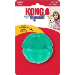 KONG Squeezz Dental Ball Dog Toy 7 KONG Squeezz Dental Ball Dog Toy -Kong Sales 219724 PT3. AC SS1800 V1631781413