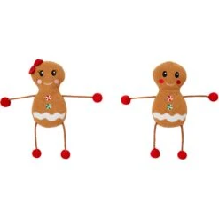 Frisco Holiday Gingerbread Pals Plush Kicker Cat Toy With Catnip, 2 Count 8 Frisco Holiday Gingerbread Pals Plush Kicker Cat Toy With Catnip, 2 Count -Kong Sales 233303 PT3. AC SS1800 V1600708061