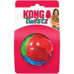 KONG Twistz Ball Dog Toy 5 KONG Twistz Ball Dog Toy -Kong Sales 250965 PT3. AC SS1800 V1631773032