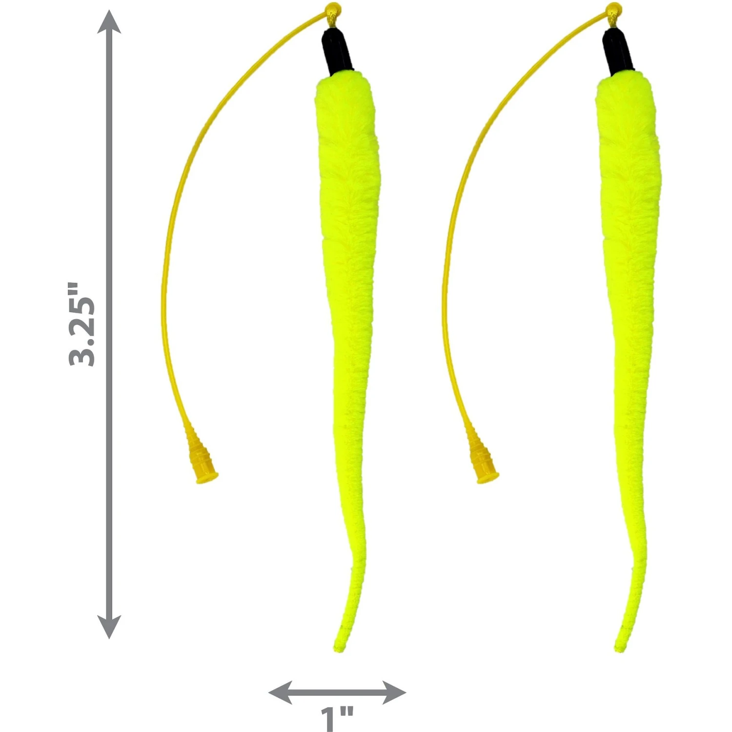 KONG Purrsuit Whirlwind Replacement Tails Cat Toy, 2 Count 2 KONG Purrsuit Whirlwind Replacement Tails Cat Toy, 2 Count - Image 2