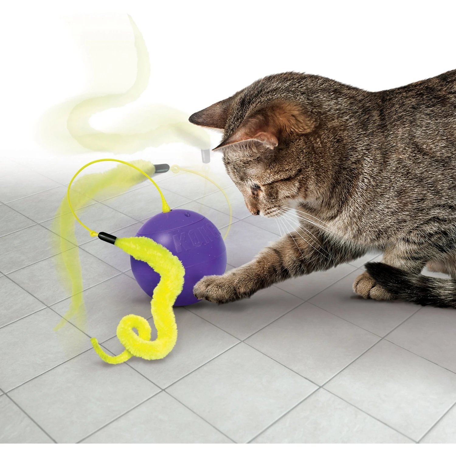 KONG Purrsuit Whirlwind Replacement Tails Cat Toy, 2 Count 3 KONG Purrsuit Whirlwind Replacement Tails Cat Toy, 2 Count - Image 3