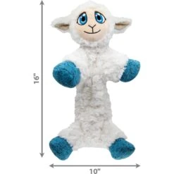 KONG Low Stuff Flopzie Lamb Squeaky Plush Dog Toy, Medium -Kong Sales 262945 PT1. AC SS1800 V1611091187