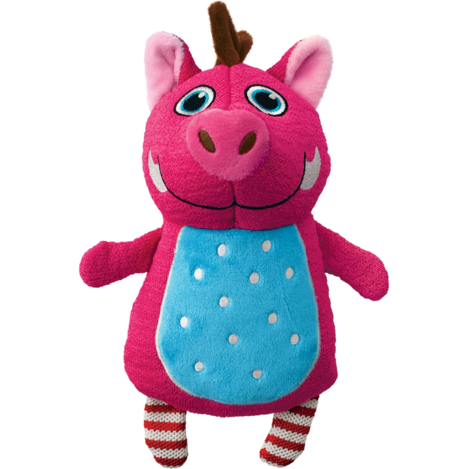 KONG Whoopz Warthog Squeaky Plush Dog Toy 1 KONG Whoopz Warthog Squeaky Plush Dog Toy