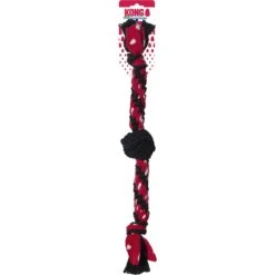 KONG Signature Dual Knot & Ball Tug Rope Dog Toy -Kong Sales 262994 PT3. AC SS1800 V1631783105