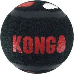 KONG Signature Sport Balls Dog Toy, Red