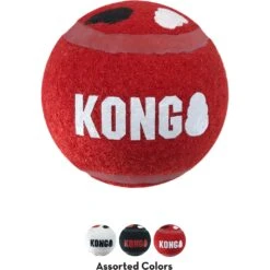 KONG Signature Sport Balls Dog Toy, Red 9 KONG Signature Sport Balls Dog Toy, Red -Kong Sales 265138 PT4. AC SS1800 V1631779965