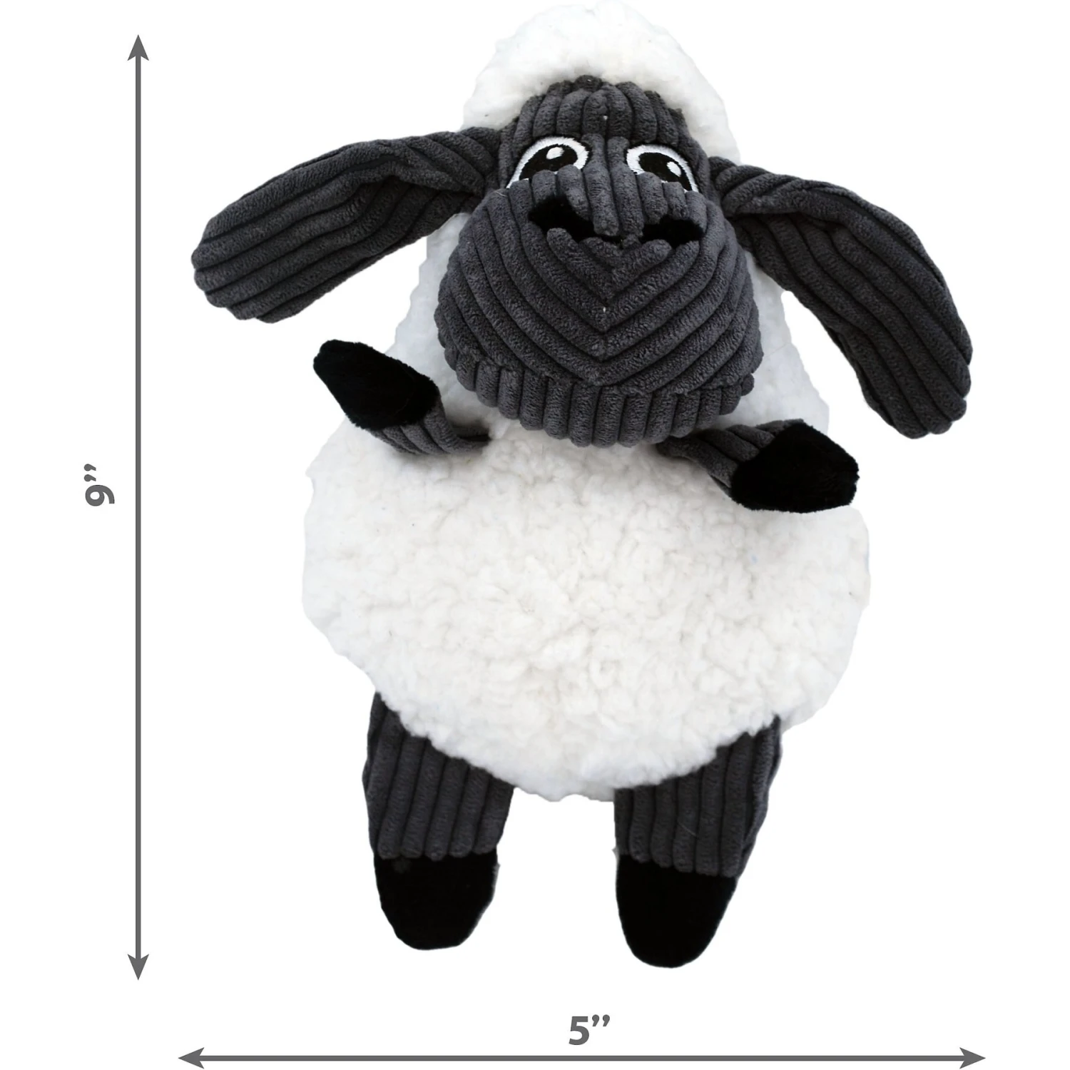 KONG Sherps Floofs Sheep Dog Toy 2 KONG Sherps Floofs Sheep Dog Toy - Image 2