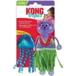 KONG Tropics Hula Cat Toy, 2 Count -Kong Sales 277006 PT2. AC SS1800 V1616626904