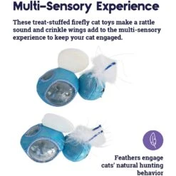 Catstages Firefly Treat Stuffer Cat Toy, 2 Count 8 Catstages Firefly Treat Stuffer Cat Toy, 2 Count -Kong Sales 282269 PT3. AC SS1800 V1636506199
