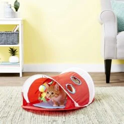 Hartz Delectables Bisque Variety Pack Lickable Cat Treats & Hartz Just For Cats Peek & Play Pop-Up Tent Cat Toy -Kong Sales 298072 PT6. AC SS1800 V1621264932