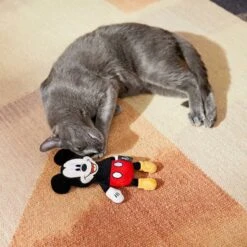 Disney Mickey & Friends Plush Mice Cat Toy With Catnip, 3 Count & Disney Mickey Mouse Plush Kicker Cat Toy With Catnip -Kong Sales 302344 PT6. AC SS1800 V1623057746