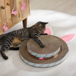 Frisco Easter Bunny Shaped Scratcher Cat Toy With Catnip 6 Frisco Easter Bunny Shaped Scratcher Cat Toy With Catnip -Kong Sales 304986 PT3. AC SS1800 V1642441652