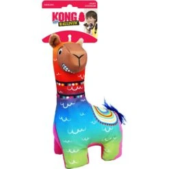 KONG Ballistic Vibez Llamas Squeaky Plush Dog Toy -Kong Sales 308799 PT3. AC SS1800 V1633034037