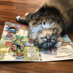 FUZZU Fast Food Cats Book, 11x7-in 3/4x1/2-in 17 FUZZU Fast Food Cats Book, 11x7-in 3/4x1/2-in -Kong Sales 317691 PT8. AC SS1800 V1632885401