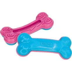 Kong Sales 21 KONG ChewStix Puppy Curve Bone, Pink/Blue