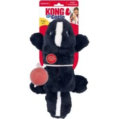 KONG Cozie Pocketz Skunk Dog Toy, Black/White -Kong Sales 329450 PT3. AC SS1800 V1634834784