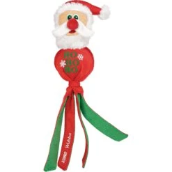 KONG Holiday Plush Wubba Santa Reindeer Dog Toy, Character Varies -Kong Sales 363276 PT3. AC SS1800 V1658229220