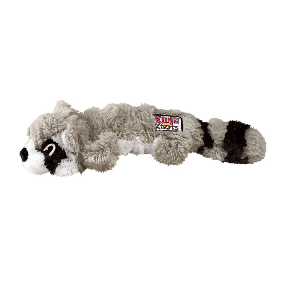 KONG Scrunch Knots Raccoon Dog Toy 1 KONG Scrunch Knots Raccoon Dog Toy