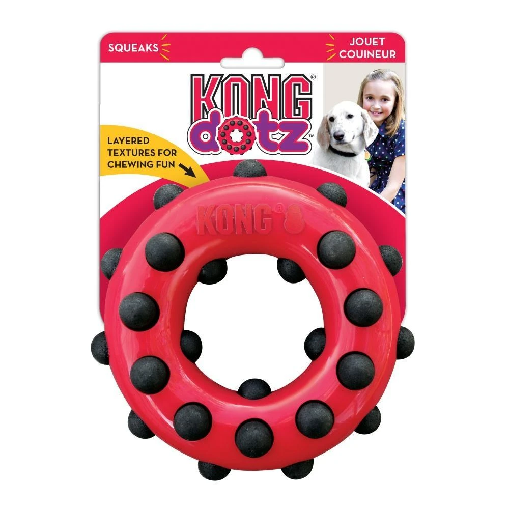 KONG Dotz Circle Dog Toy 2 KONG Dotz Circle Dog Toy - Image 2
