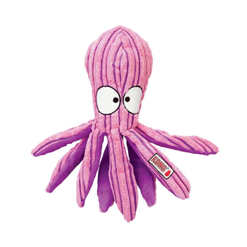 KONG Cuteseas Octopus Crinkle Dog Toy 1 KONG Cuteseas Octopus Crinkle Dog Toy