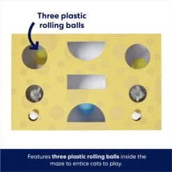 Frisco Cheese Interactive Maze Cardboard Cat Toy Box With Catnip 8 Frisco Cheese Interactive Maze Cardboard Cat Toy Box With Catnip -Kong Sales 506106 PT2. AC SS1800 V1671551751