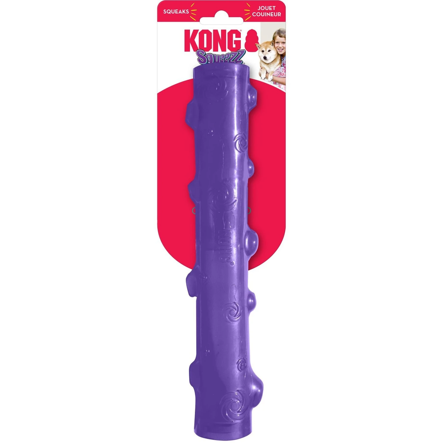 KONG Squeezz Stick Dog Toy, Color Varies 4 KONG Squeezz Stick Dog Toy, Color Varies - Image 4