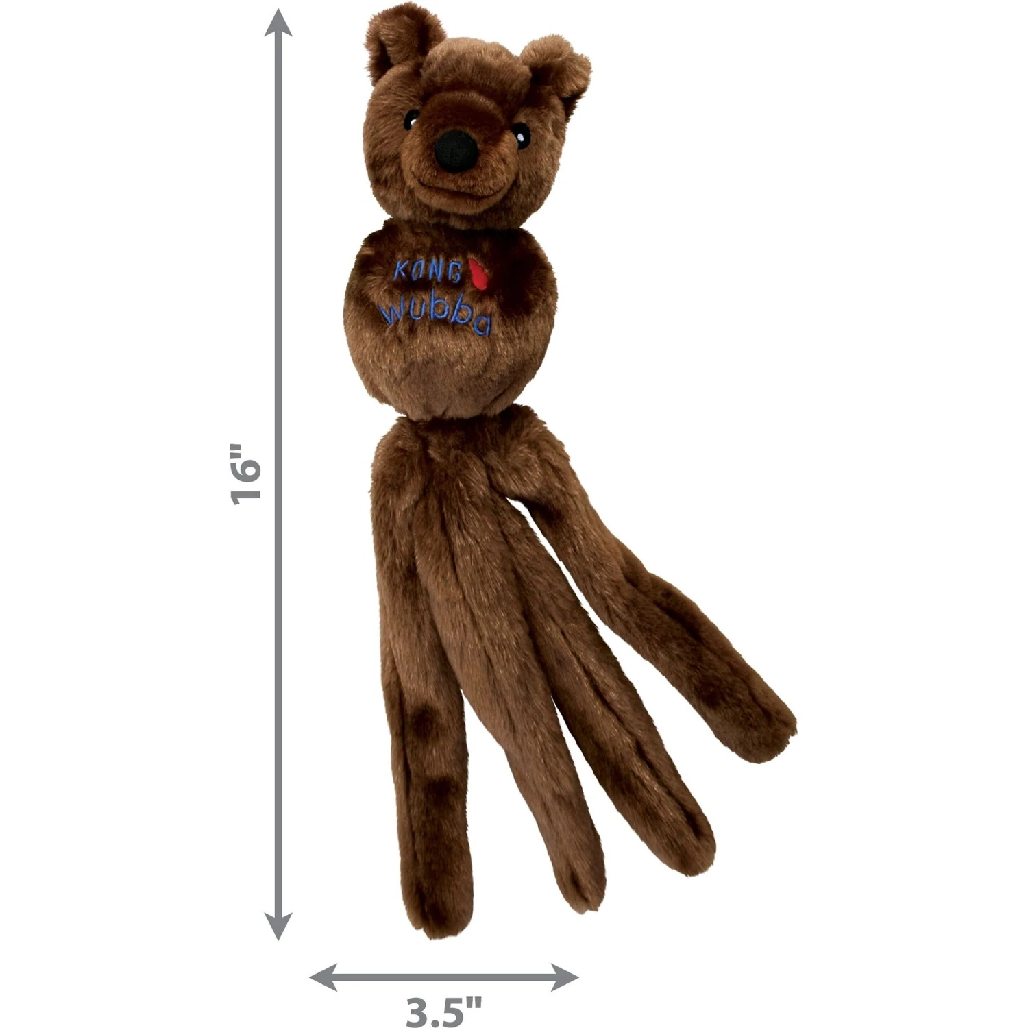 KONG Wubba Friend Dog Toy, Character Varies 2 KONG Wubba Friend Dog Toy, Character Varies - Image 2