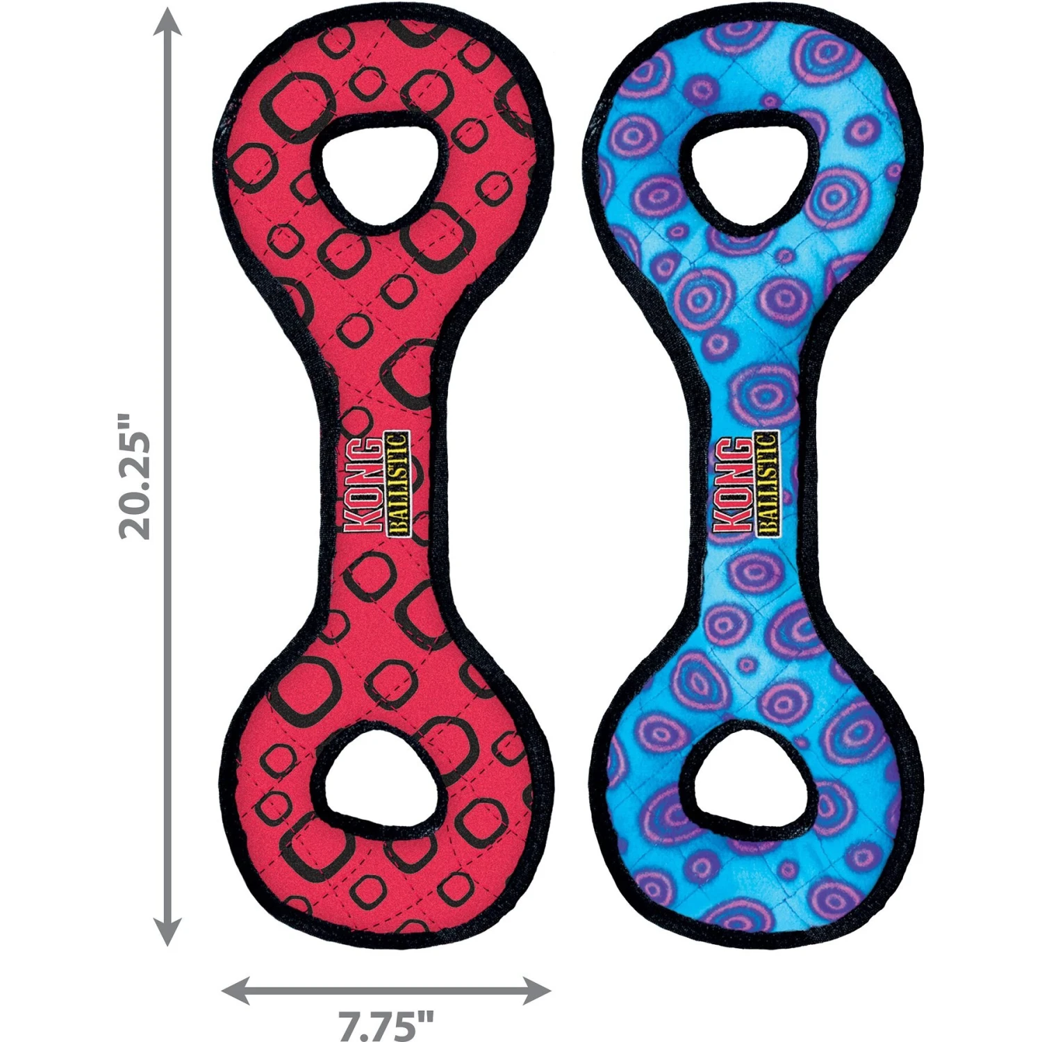 KONG Ballistic Tug Dog Toy, Color Varies 3 KONG Ballistic Tug Dog Toy, Color Varies - Image 3