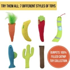 OurPets Annette Fish Cat Toy -Kong Sales 55687 PT7. AC SS1800 V1583765050