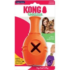 KONG Genius Leo Dog Toy, Color Varies -Kong Sales 62775 PT3. AC SS1800 V1603156288
