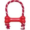 KONG Goodie Bone With Rope Dog Toy