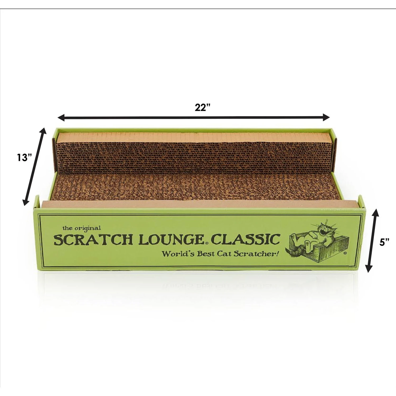 Scratch Lounge The Original Scratch Lounge Cat Toy With Catnip 2 Scratch Lounge The Original Scratch Lounge Cat Toy With Catnip - Image 2