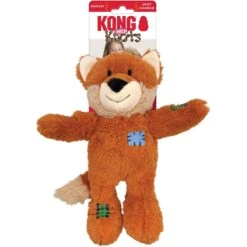 KONG Wild Knots Fox Dog Toy, Orange -Kong Sales 666366 PT2. AC SS1800 V1666385900